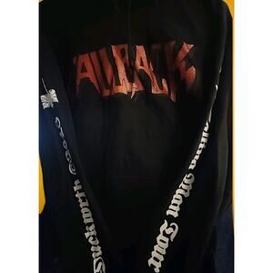 Duckwrth Fallback The Falling Man Tour Hoodie Medium Music Black 2018 New CR10